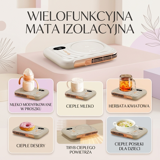 Podgrzewacz do Kubka 2w1 – Ciepły Napój i Przyjemne Ciepło