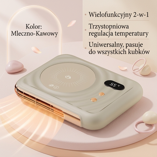 Podgrzewacz do Kubka 2w1 – Ciepły Napój i Przyjemne Ciepło