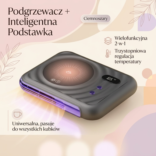 Podgrzewacz do Kubka 2w1 – Ciepły Napój i Przyjemne Ciepło